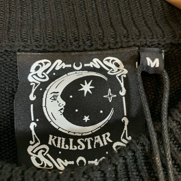 Killstar Revelation Knit Goth Sweater Size Medium - Picture 12 of 14